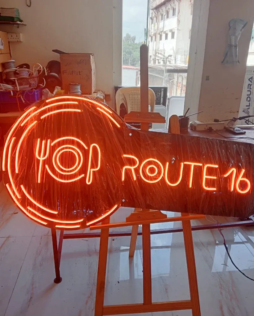 Route 16 Restaurant Neon Sign