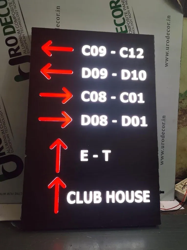 Club House Wayfinding Sign